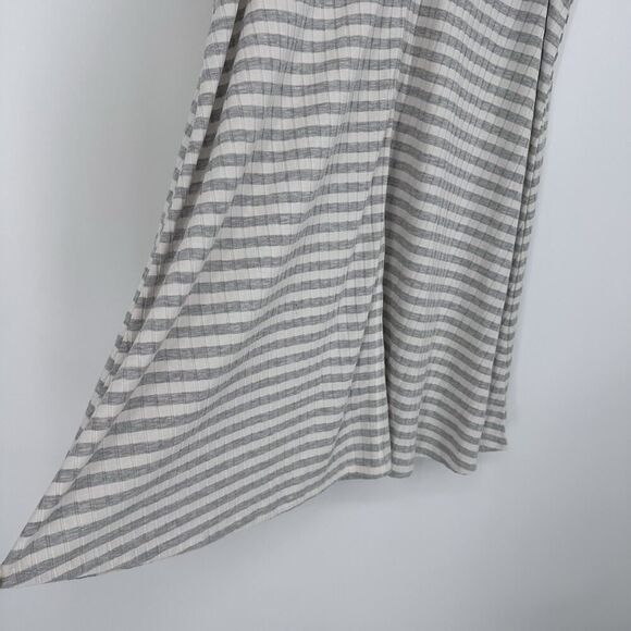 American Eagle Easy Rib Swing Mini Dress Sleeveless Gray Stripes NWT Womens XL - Picture 3 of 9